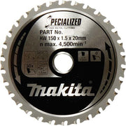 Makita - Säbelsägeblatt Sägeblatt B-47064 150x20x52T