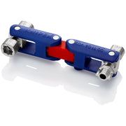Knipex - Schlüssel für Gehäuse/Schränke Schaltschrankschlüssel 00 11 06 V03 DoublejointKey 62x34