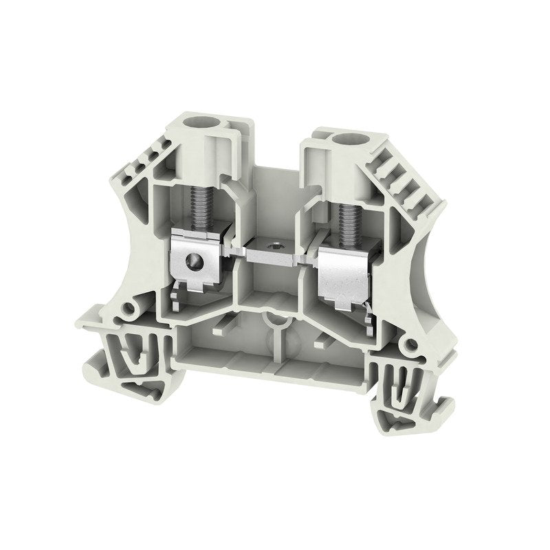 Weidmüller - Durchgangs-Reihenklemme Klemme WDU 6 WS Schraubanschl.,6mm² − 100 Stück