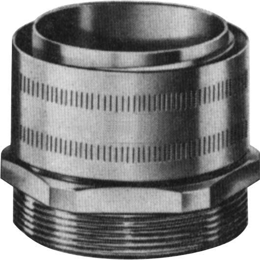 Hugro - Metall-Schutzschlauch-Verschraubung Schlauchverschraubung 224.13 − 50 Stück