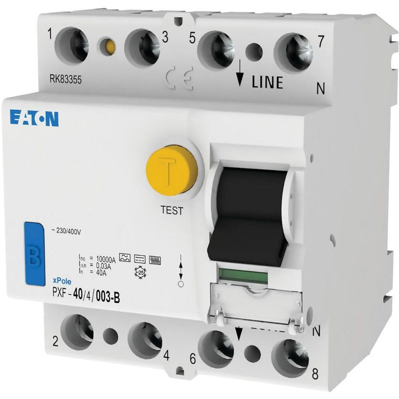Eaton - Fehlerstrom-Schutzschalter FI-Schalter PXF-40/4/003-B 40A,4p,30mA,Typ B