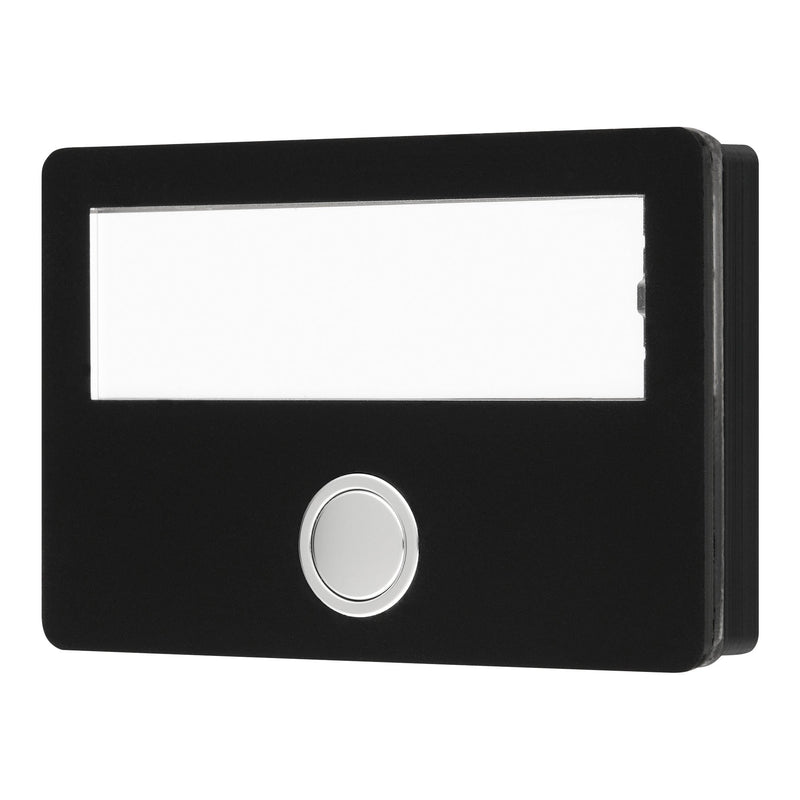 Grothe - Klingeldrücker Etagenplatte ETA 643 LED sw 1 WE