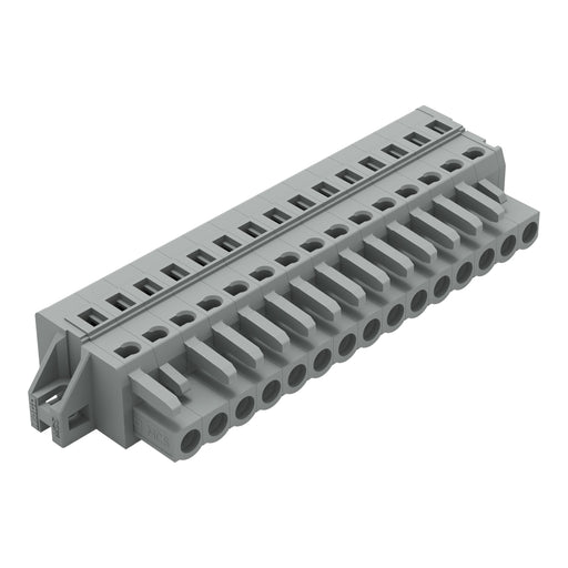 WAGO - Kabelsteckverbinder für Leiterplattensteckverbinder Federleiste 231-115/031-000 15pol., kodierbar − 25 Stück