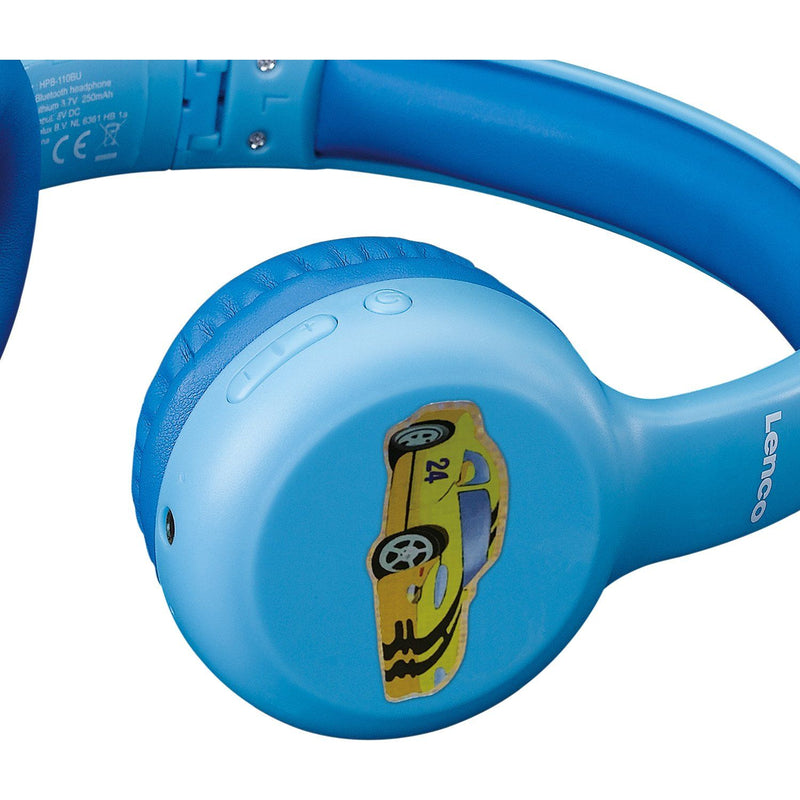 LENCO - Kopfhörer Bluetooth-Kopfhörer HPB-110 Blue f.Kinder