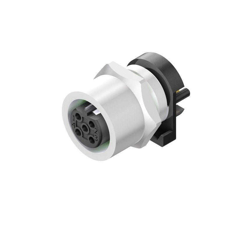 Weidmüller - Rundsteckverbinder, Einbau (PCB) Stecker SAIE-M12BB-4-F5.5TL M12 − 10 Stück