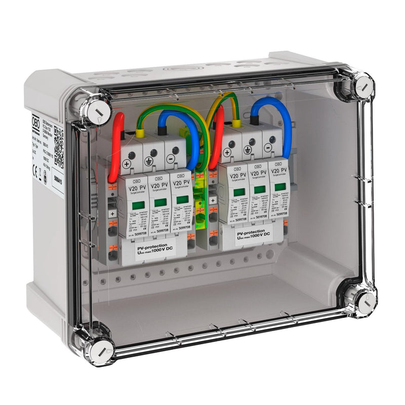 OBO Bettermann - Photovoltaik-DC-Stringbox Generatoranschlusskasten PVG-C1000K 110 − 1 Stück