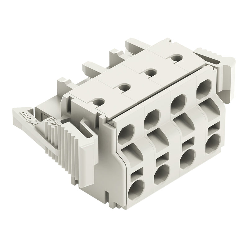 WAGO - Kabelsteckverbinder für Leiterplattensteckverbinder 2-Leiter-Federleiste 721-2204/037-000 CAGECLAMP,2,5mm²,lgr − 50 Stück