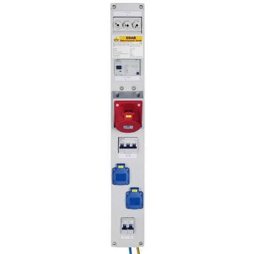 GSAB Elektrotechnik - CEE-Steckdosen-Kombination (IEC 60309) Systemleiste 99.00.-026 für Sammelschiene