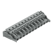 WAGO - Kabelsteckverbinder für Leiterplattensteckverbinder 1-Leiter-Federleiste 231-211/037-000 CAGECLAMP,2,5 mm²,gr − 10 Stück