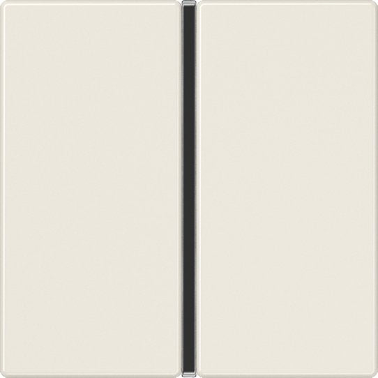 Jung - Abdeckung/Bedienelement für Installationsschalterprogramme Tastensatz 1-fach ws A 401 TSA komplett − 1 Stück