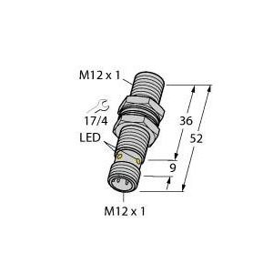 Turck - Induktiver Näherungsschalter Sensor BI6UMT12IOL6X2H1141 induktiv