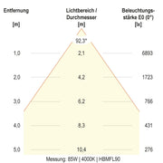 EVN Lichttechnik - Hallen-Reflektorleuchte LED-Hallenleuchte HBM6520025