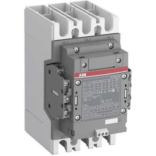 ABB Stotz S&J - Leistungsschütz zum Schalten von Wechselstrom Schütz AF205-30-22-33 100-250V 50/60Hz/DC