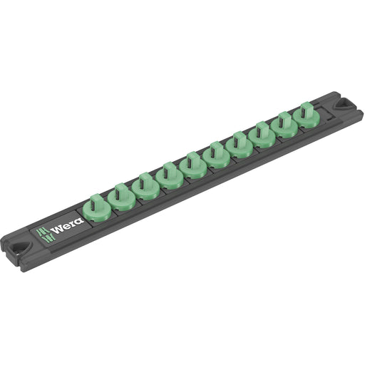 Wera - Zubehör/Ersatzteile für Werkzeugkasten, -schrank, -wagen und Werkbank Nuss-Magnetleiste 05136420001 Twist-to-lock 1/4 Z