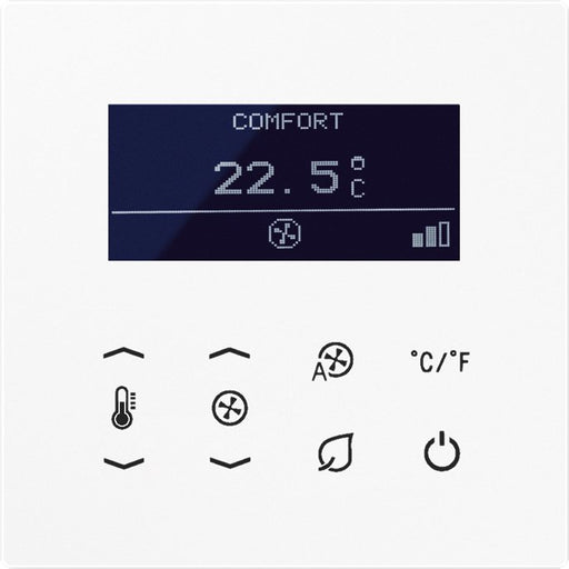 Jung - Bussystem-Mehrfach Bediengerät KNX Raumtemperatur-Display TRD LS 9248 WW Busankoppler − 1 Stück