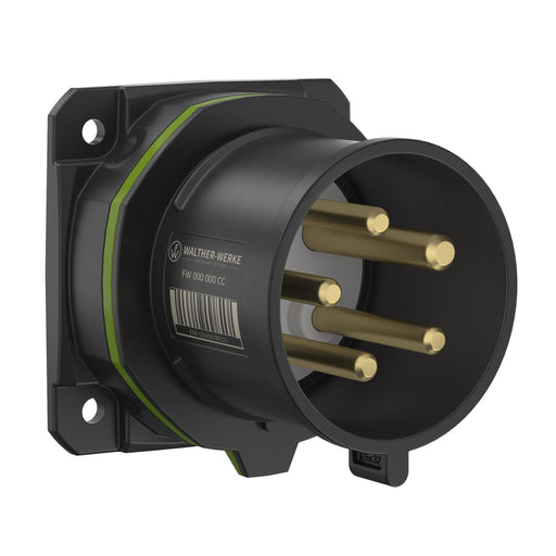 Walther Werke - CEE-Gerätestecker (IEC 60309) CEE NEO Anbaugerätestecker FW610510CC gerade 16A5P10h IP54 − 10 Stück
