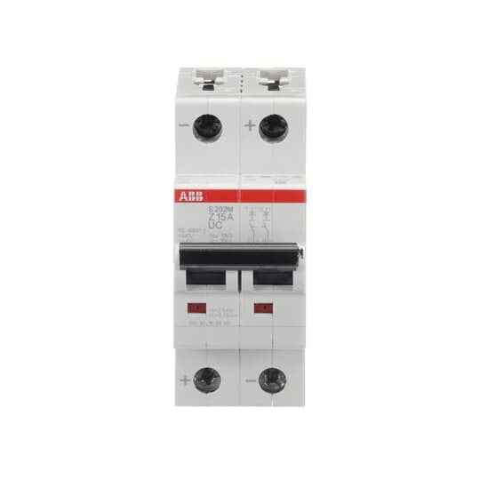 ABB Stotz S&J - Leitungsschutzschalter Sicherungsautomat S202M-Z15UC 10 kA, 15 A, 2P