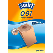 Swirl - Zubehör/Ersatzteile für Bodenpflege Staubbeutel O 91 (VE9) für Omega