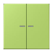 Jung - Abdeckung/Bedienelement für Installationsschalterprogramme Wippe mit Lichtleiter LC 102 KO5 221 vert clair