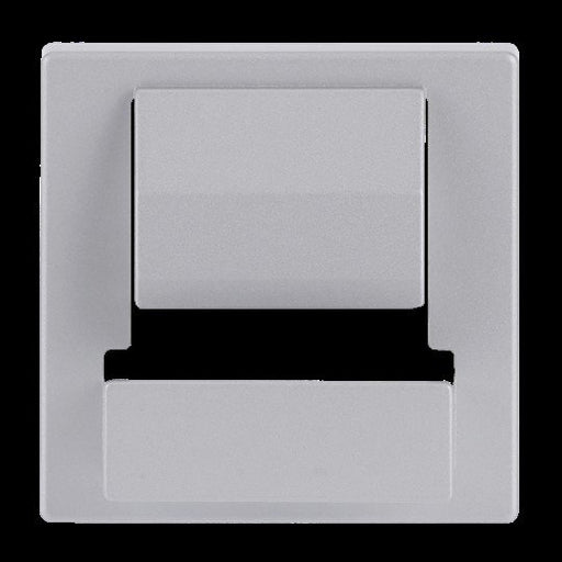 Busch-Jaeger - Einsatz/Abdeckung für Kommunikationstechnik Zentralscheibe alu/si 6477-83 PowerDock USB