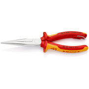 Knipex - Flachzange Flachrundzange 26 16 200 T BK − 1 Stück