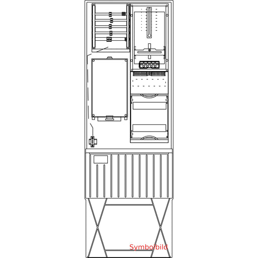 Elsta Mosdorfer - Zähler-Komplettschrank Zähleranschlusssäule ZS321.N5.24 A320 N5 1Z 3.HZ 24TE