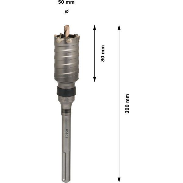 Bosch - Bohrkrone PRO SDS max-5 Bohrkrone, F00Y145190 einteilig 50 x 80 x