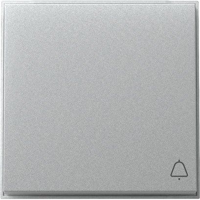 Gira - Abdeckung/Bedienelement für Installationsschalterprogramme Wippe Symb. Klingel 328665 (WG UP) F Alu