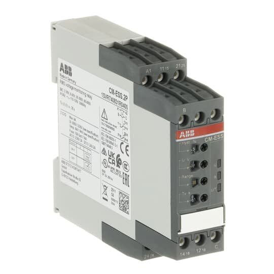 ABB Stotz S&J - Spannungsüberwachungsgerät Spannungsüberwach.relais CM-ESS.2P 110-130V 2W 600V,110-130VAC