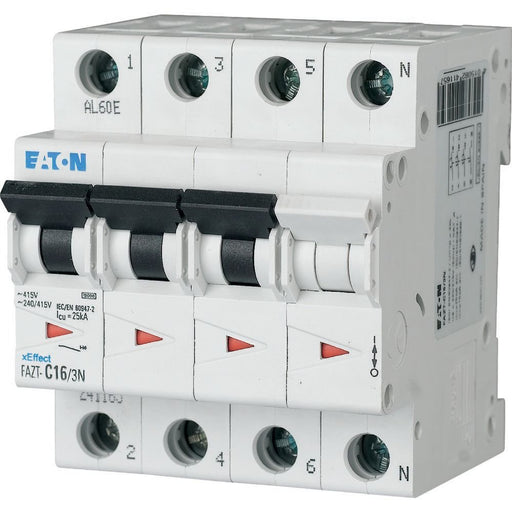 Eaton - Leitungsschutzschalter 3p. FAZT-B15/3N 15A Charakt.: B