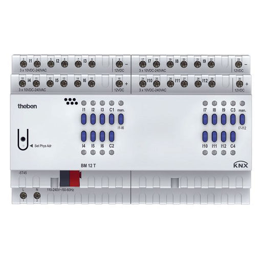 Theben - Bussystem-Binäreingang Binäreingang BM 12 T KNX FIX2 Modul − 1 Stück