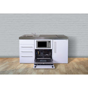 Stengel - Mini-Küche Miniküche Premiumline MPGSMS3160KSGSGKFrBl weiß