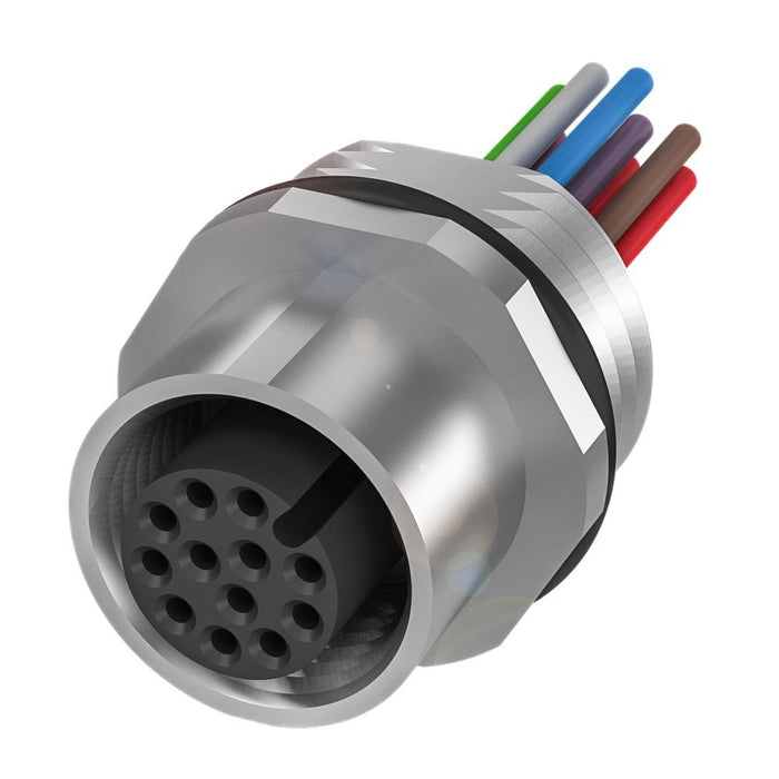 Balluff - Rundsteckverbinder, feldkonfektionierbar (Industriesteckverbinder) Flanschsteckverbinder BCC M45C-000#BCC0E5A  − 1 Stück
