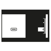 Jung - Multifunktions-Anschlussdose Multimedia-Anschluss eds MA ES 1112 HDMI m.Tragring