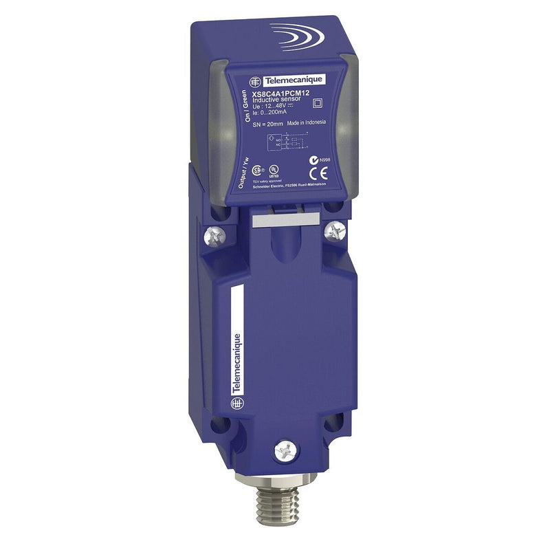 TMSS - Induktiver Näherungsschalter XS8C4A1PCM12 ind., 12-48VDC, M12