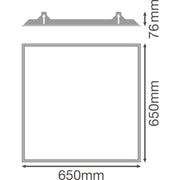 Ledvance - Mechanisches Zubehör/Ersatzteile für Leuchten Einbaurahmen M625 PL625RECESS.MOUNTFR