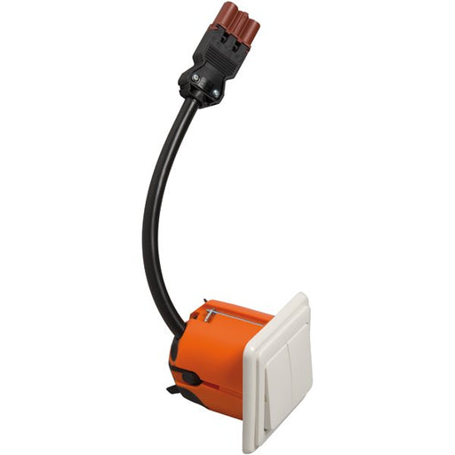 Peha - Installationsschalter Socketline Connect DLD D80.515/671.02GE30LD Geräte-Kombi, rws