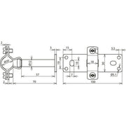 DEHN - Leitungshalter für Blitzschutz HVI-Ex LHZS20EXW70BPV2A W70 holder − 10 Stück