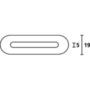HellermannTyton - Durchführungstülle HV1607-PVC-GY-G1 − 250 Stück