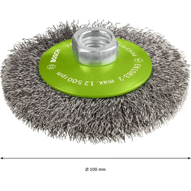 Bosch - Rotierende Drahtbürste PRO Stainless Steel clean 2608622108 Kegelbürste 100 x