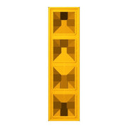 Jung - Abdeckrahmen Rahmen 4-fach LC 984 263 le jaune vif