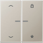 Jung - Bedienelement intelligent eNet Funk-Steuertaste FM ES 1701 P 2fach, Symbol Pfeil