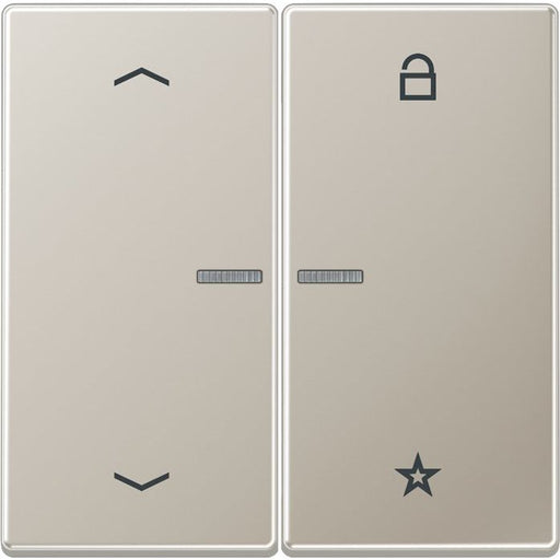 Jung - Bedienelement intelligent eNet Funk-Steuertaste FM ES 1701 P 2fach, Symbol Pfeil