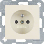 Berker - Steckdose m.Schutzkontakt 6768768982 S.1 we