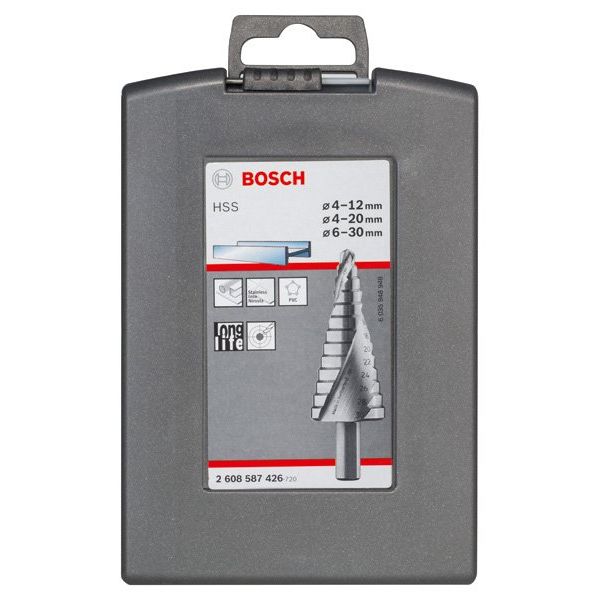 Bosch - Bohrer-Set HSS-Stufenbohrerset, 2608587426 3-tlg