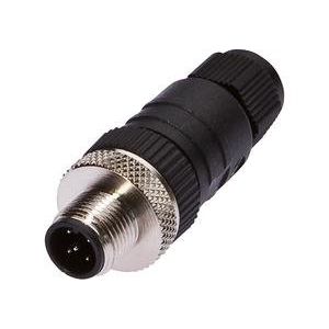 Ipf Electronic - Rundsteckverbinder, feldkonfektionierbar (Industriesteckverbinder) Kabelstecker, gerade, VK003029 Selbstkonfektionierb