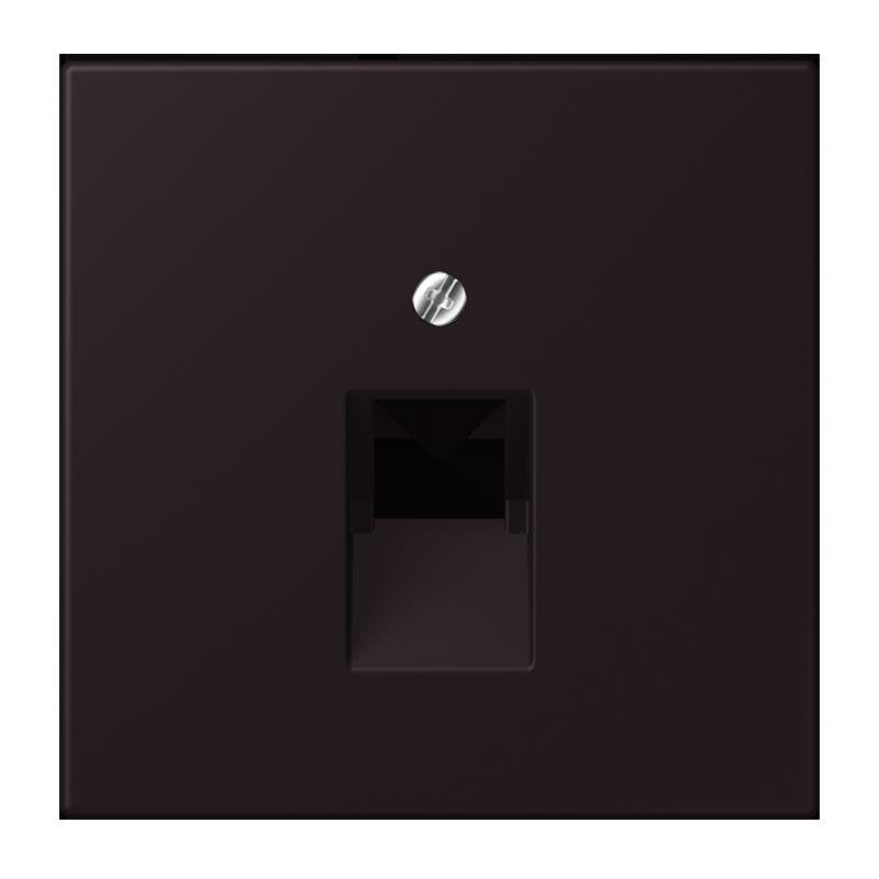 Jung - Einsatz/Abdeckung für Kommunikationstechnik Abdeckung für IAE/UAE LC 969-1 UA 248 noir divoire