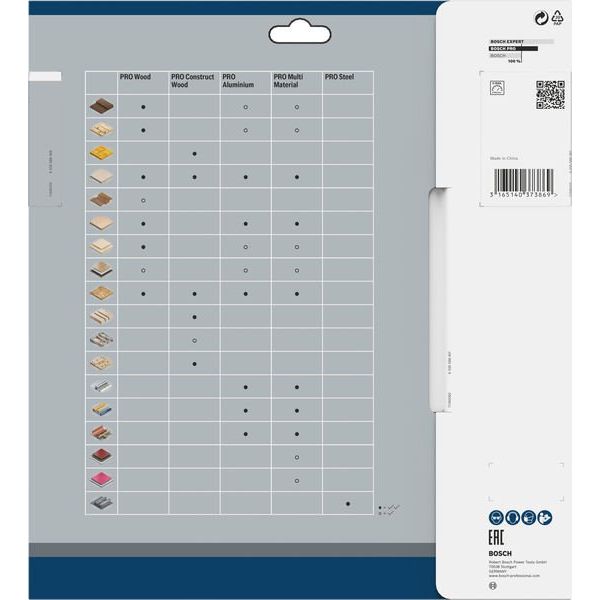 Bosch - Kreissägeblatt PRO Multi Material 2608641204 Kreissägeblatt 260 x
