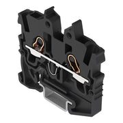 WAGO - Durchgangs-Reihenklemme 2-LeiterMini-Durchgangskl. 2050-1205 1 mm²,schwarz − 100 Stück
