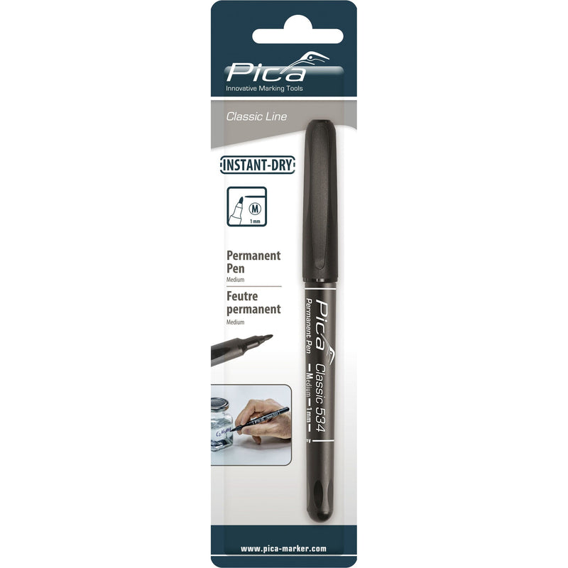 Pica-Marker - Markierungsstift Permanent Pen 534/46 M, 1,0mm, schwarz